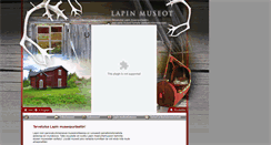 Desktop Screenshot of lapinmuseot.fi
